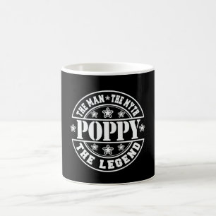 Caneca De Café Papoie O Homem O Mito O Dia de os pais Da Lenda