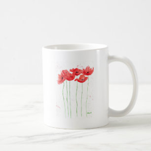 Caneca De Café Papoilas
