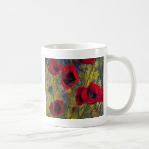 Caneca De Café Papoilas de Alicias