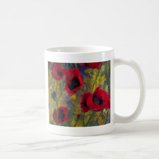 Caneca De Café Papoilas de Alicias