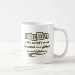 Caneca De Café Papou de netos dotado