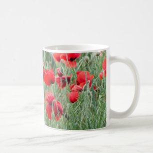 Caneca De Café Papoulas selvagens