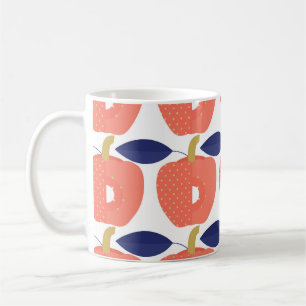 Caneca De Café Paprika Vermelha: O Arroz Inspirava-Se Sem Costura