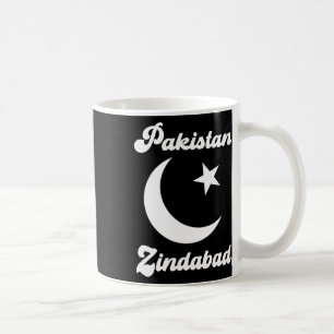 Caneca De Café Paquistão Zindabad Dil Pakistani Heart Flag Proud
