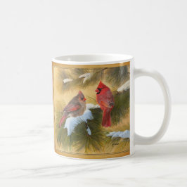 Caneca De Café Par de cardeais