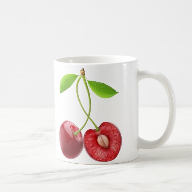 Caneca De Café Par de cerejas doces (Direita)
