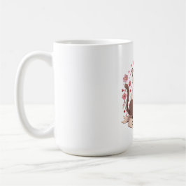 Caneca De Café Par Duplo de Gatos Caóticos – Adesivo de Amor Capr