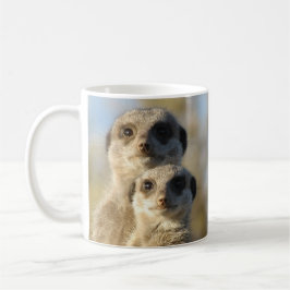 Caneca De Café Par Personalizado de Meerkats Coffee Mug
