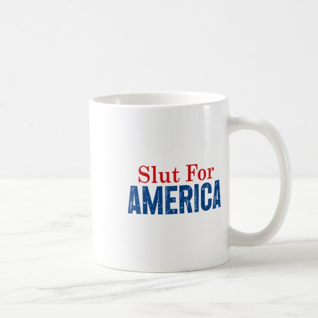 Caneca De Café Para a América 4 de Julho (Direita)