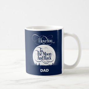 Caneca De Café Para A Lua E Para O Café De Trás