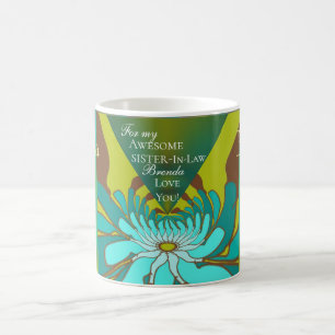 Caneca De Café Para a minha incrível cunhada Brenda te ama!