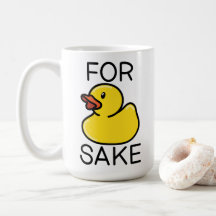 Caneca de café Para a Sake do Pato