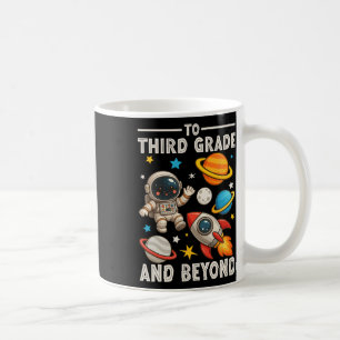 Caneca De Café Para a Terceira Série E Além Astronauta Divertido