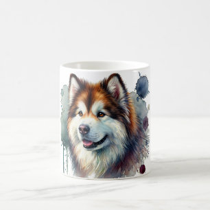 Caneca De Café 🐾 Para Alaskan Malamute Lovers! 🐾