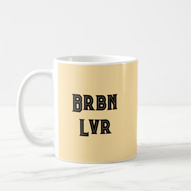 caneca de café para amante de Bourbon (Esquerda)