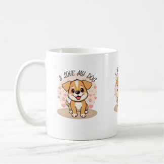 Caneca de Café para Amante de Cachorro Fofo com Co