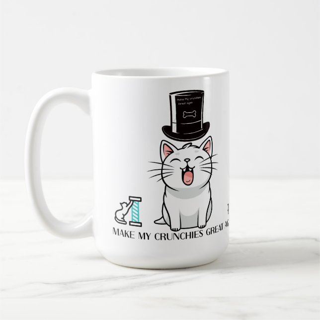 caneca de café para amantes de gatos  (Esquerda)