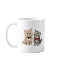 Caneca de Café para Amantes de Gatos Fofos