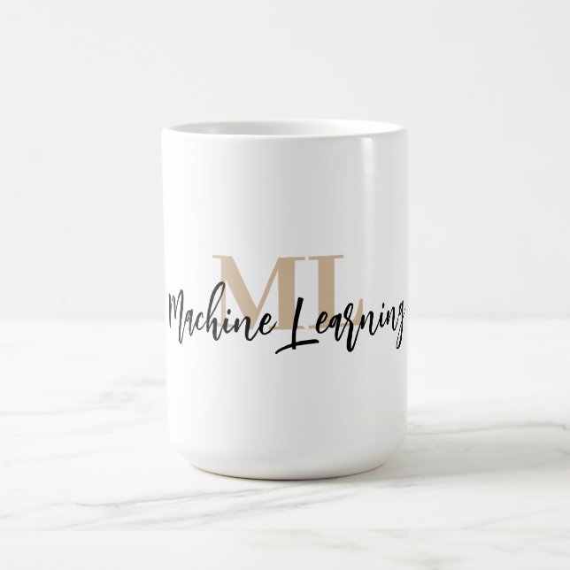 Caneca De Café Para Amantes de ML e Entusiastas de Tecnologia – C (Centro)