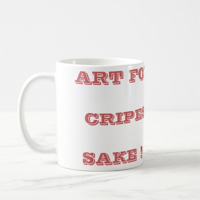 CANECA DE CAFÉ PARA ARTES SAKE PICTURE COM WORDS (Esquerda)