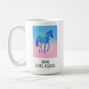 caneca de café para café com amor de cavalo