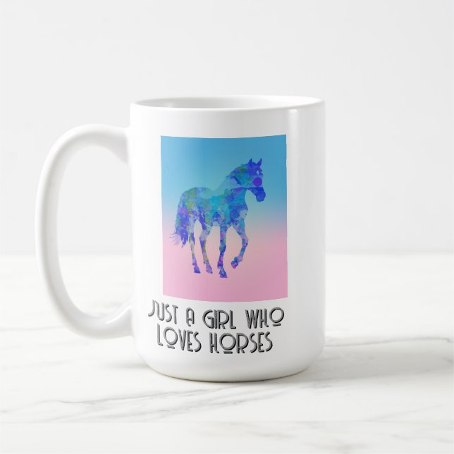caneca de café para café com amor de cavalo (Esquerda)