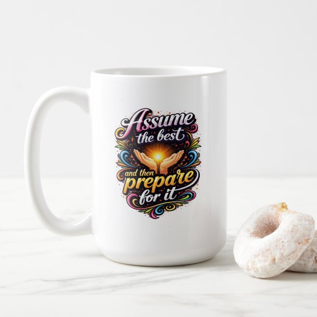 Caneca de Café para Canhotos Empoderados (Com Donut)