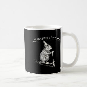 Caneca De Café Para Causar Uma Confusão Divertido Patinete de Ham