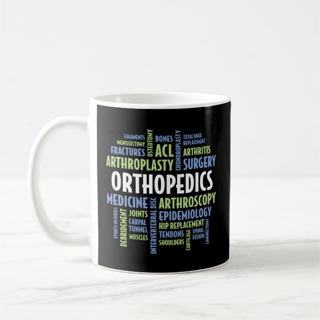 Caneca De Café Para Enfermeiros Ortopedistas E Médicos Ortopedist (Esquerda)