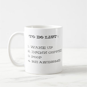 Caneca De Café Para fazer a caneta de lista