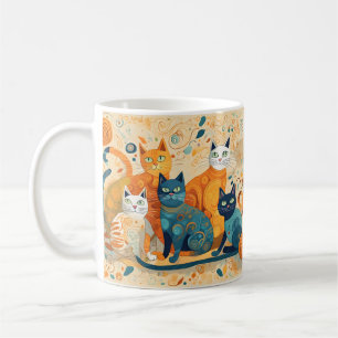 caneca de café para gatos