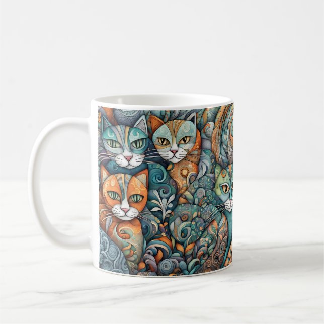 caneca de café para gatos (Esquerda)