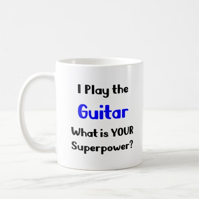 caneca de café para guitarrista (Esquerda)