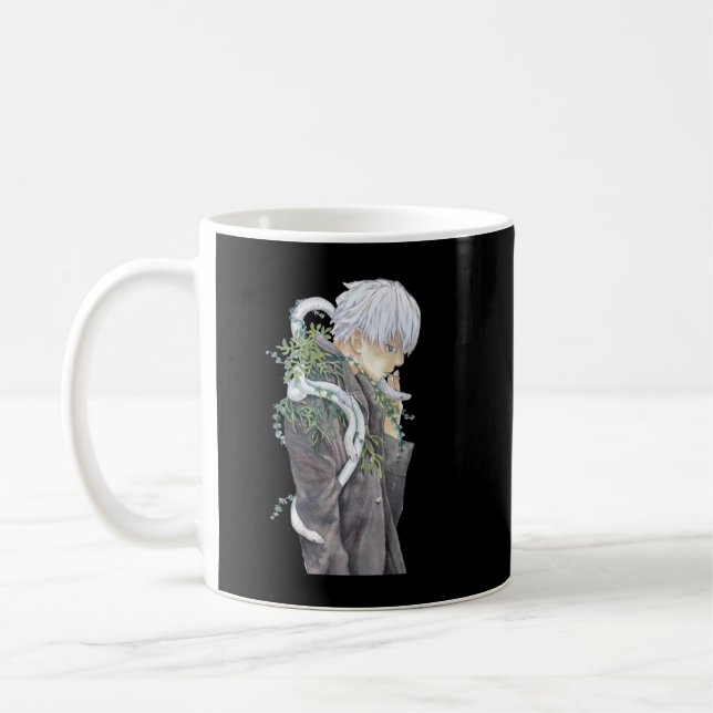 Caneca De Café Para Homens Mulheres Manga De Mushishi Japonês Ofe (Esquerda)