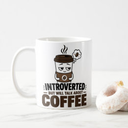 Caneca de café para introvertido engraçado Present