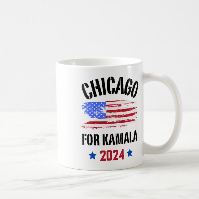 Caneca De Café Para Kamala 2024 Dnc Defensora de Kamala Harris (Direita)