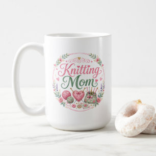 Caneca de Café para Mãe que Tricota