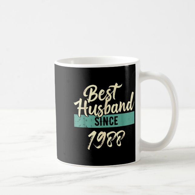 Caneca De Café Para Marido Desde 1988 Aniversário Maridos (Direita)
