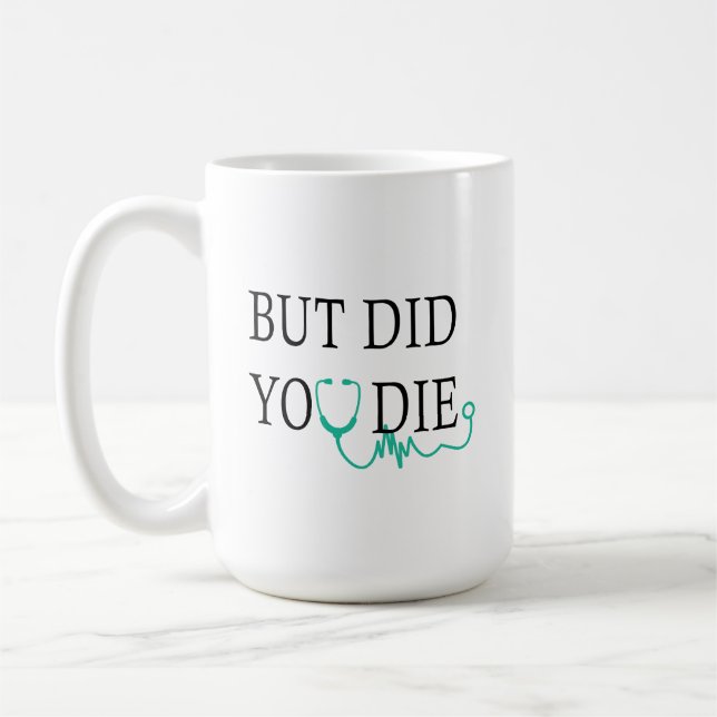 caneca de café para médico, presente engraçado par (Esquerda)