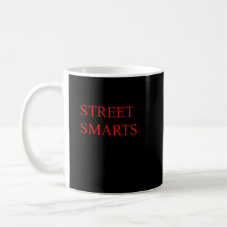 Caneca De Café Para Mens Womens Street Smarts! Comedy Classic Ret