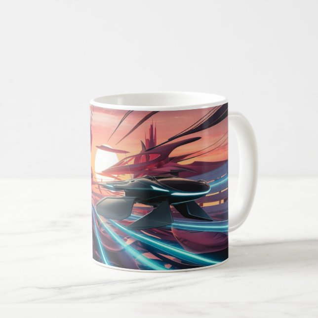 Caneca de café para navio (Frente Esquerda)