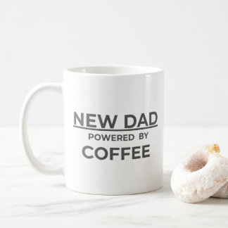 Caneca de Café para Novo Pai Engraçado – Movido a 