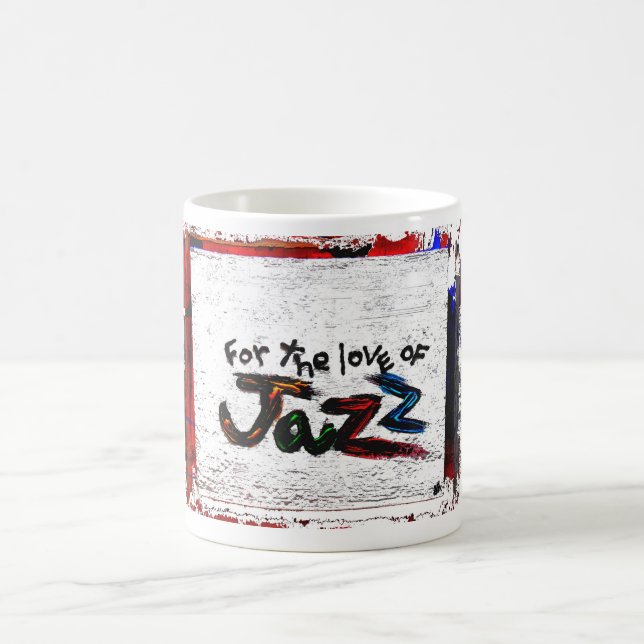 Caneca De Café para o amor do jazz (Centro)