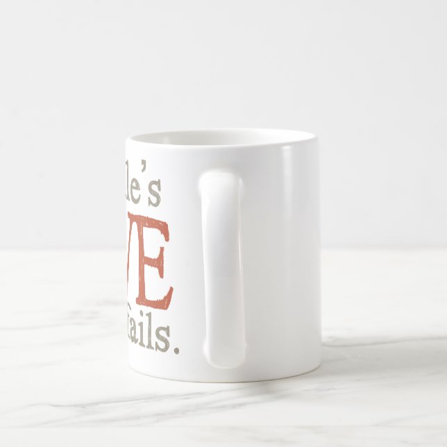 Caneca De Café Para o amor dos goldendoodles (Alça)