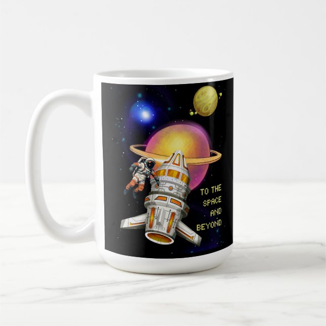 Caneca De Café Para o espaço e além (Esquerda)