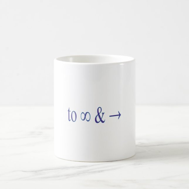 Caneca De Café Para o infinito e além (Centro)
