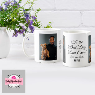 Caneca De Café Para o melhor Pai de cães alguma vez personalizado