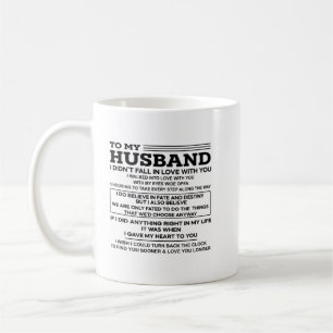 Caneca De Café Para o meu marido eu não me apaixonei pela sua cam
