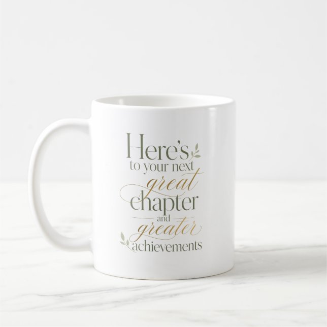 Caneca De Café Para o Seu Próximo Grande Capítulo (Esquerda)