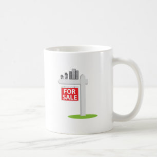 Caneca De Café Para o sinal da venda